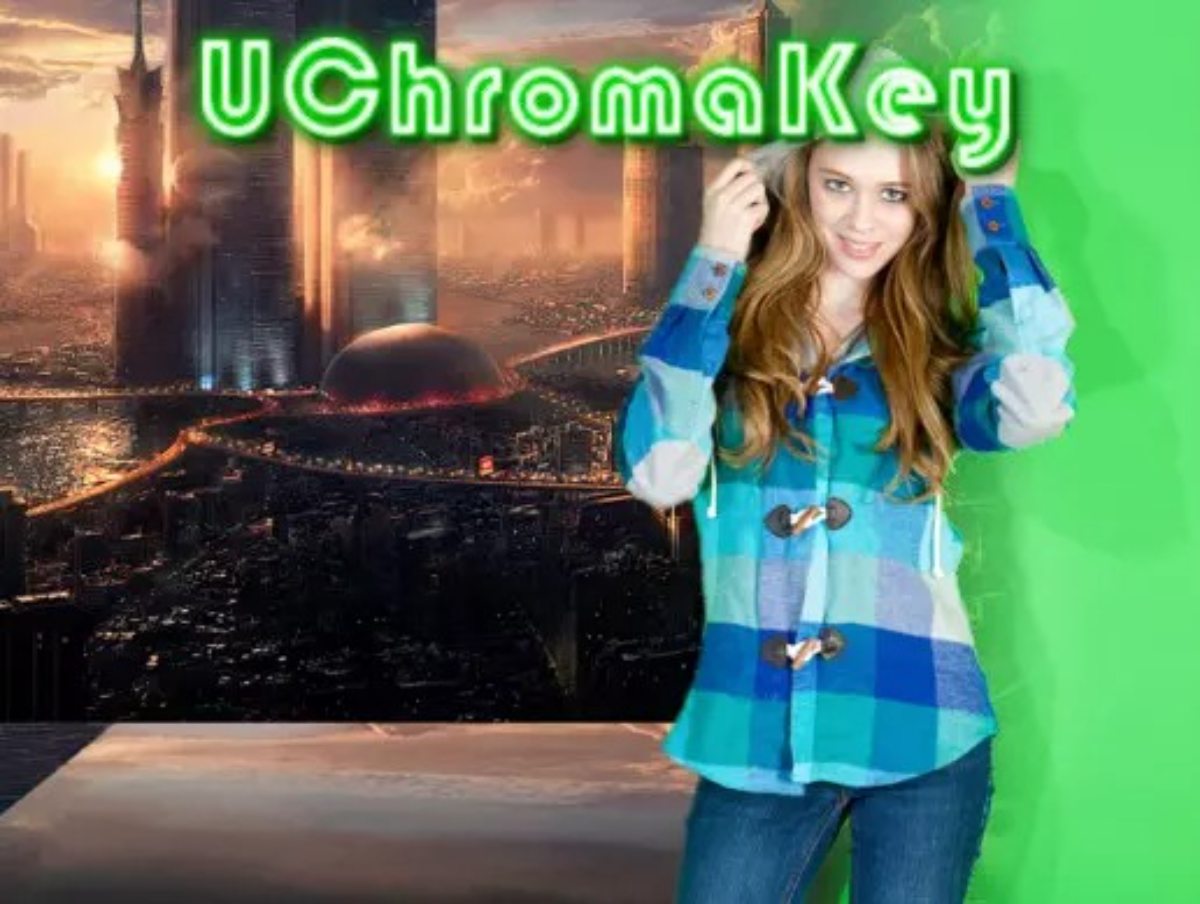 U Chroma Key 1.4    实时色度键着色器/摄像头视频抠图像