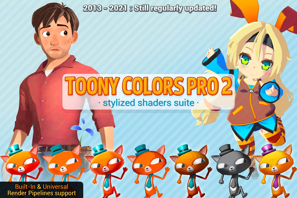 Toony Colors Pro 2 2.7.4   卡通Q版风格化着色器