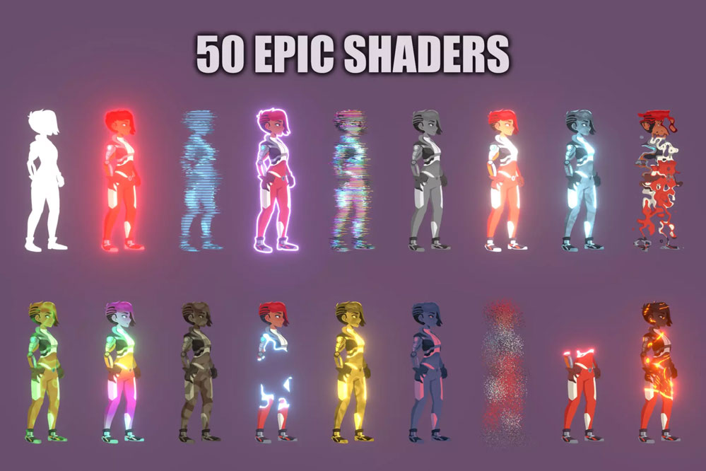 Sprite Shaders Ultimate 5.5    精灵着色器合集终极版