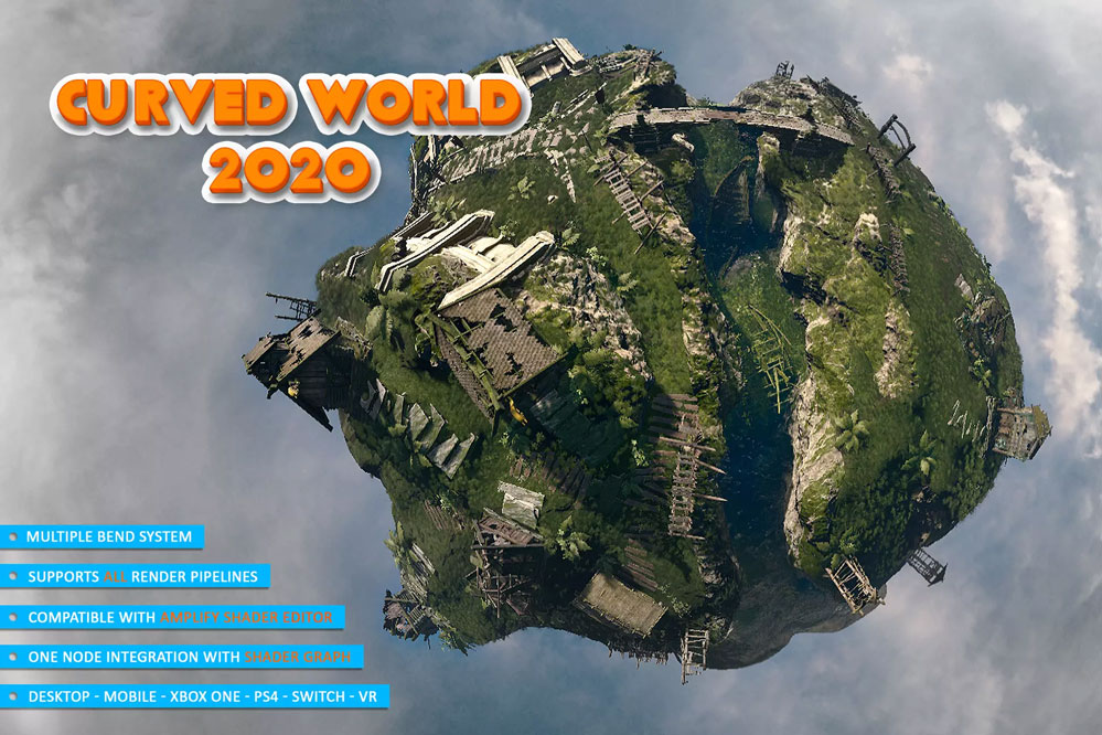 Curved World 2021.1    场景扭弯曲变形着色器