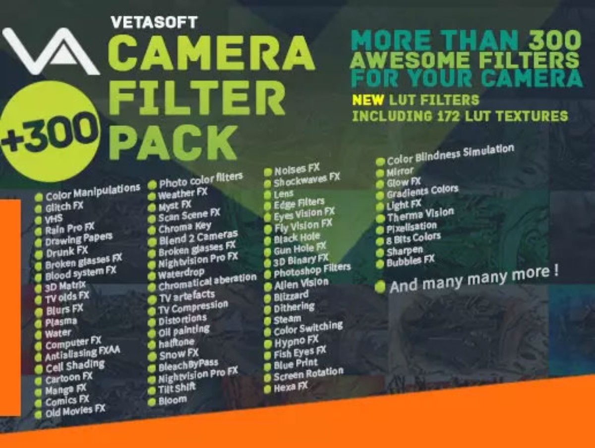 Camera Filter Pack 4.1.0    相机滤镜特效