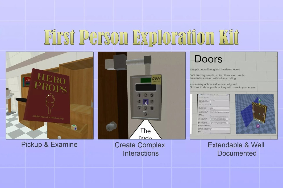 First Person Exploration Kit 2.2.6    探索冒险游戏工具包