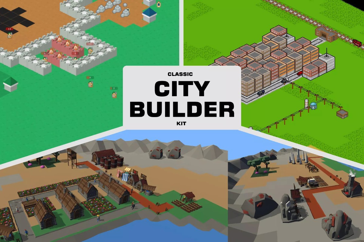 Classic City Builder Kit 1.4.5   模拟城市建造模板