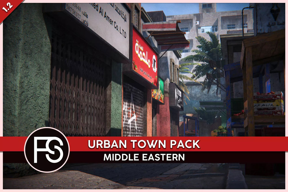 Urban Town Pack - Middle Eastern 1.2    中东城镇小巷街道