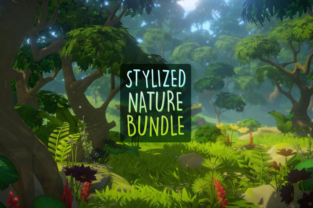 Stylized Nature Bundle 1.5   风格化自然森林场景