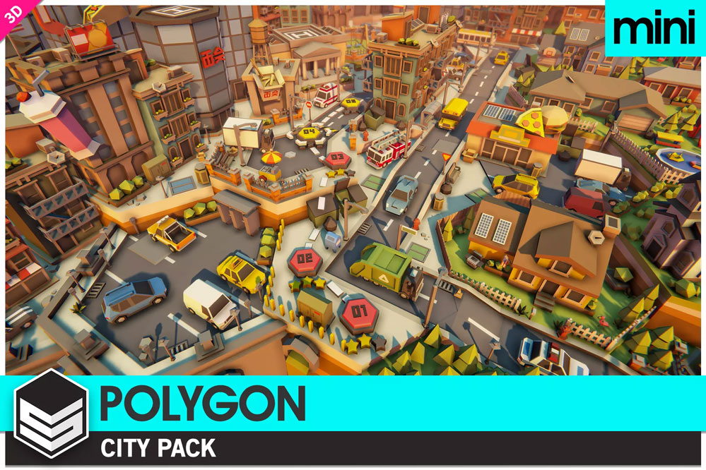 POLYGON MINI - City Pack 1.02   迷你城市