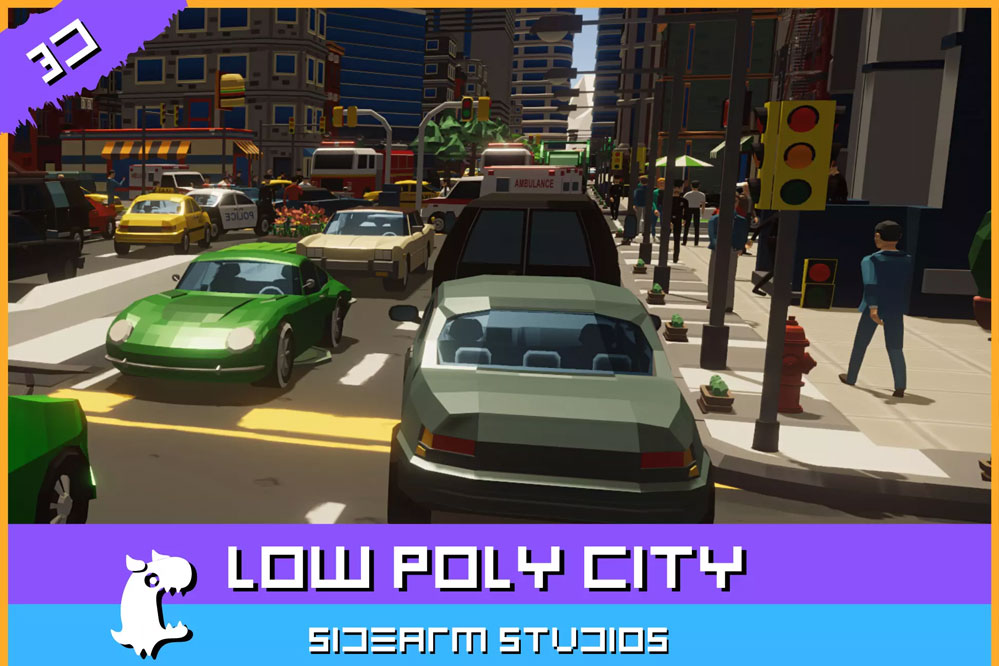 LOW POLY - City Pack 1.0   低面城市