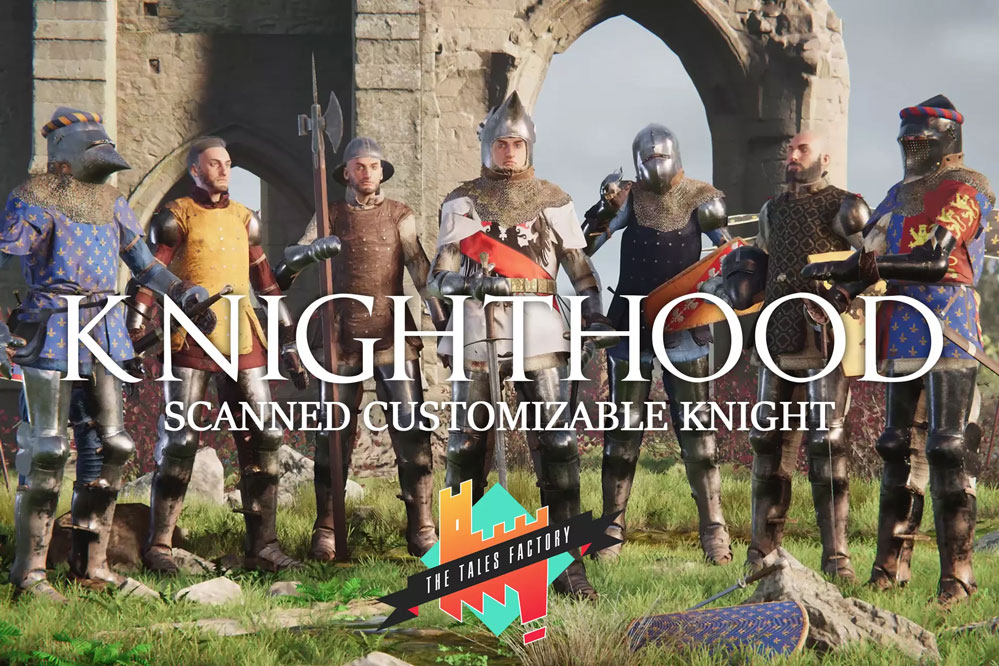 Knighthood Photoscanned Customizable Knight 1  骑士人物