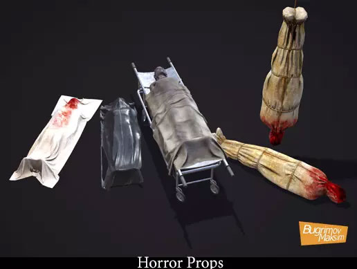 Horror Props (pack) 1.0     恐怖游戏死人尸体