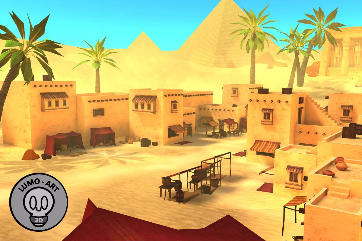 Egyptian Cartoon Pack (Interior  Exterior) - VRMobile 1.1