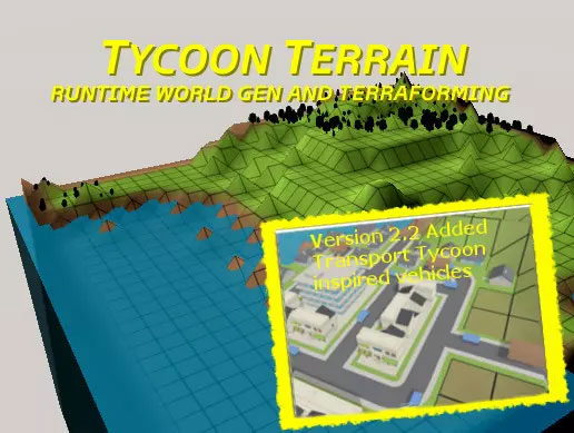 Tycoon Terrain 2.3.0  大亨类游戏运行时场景地形