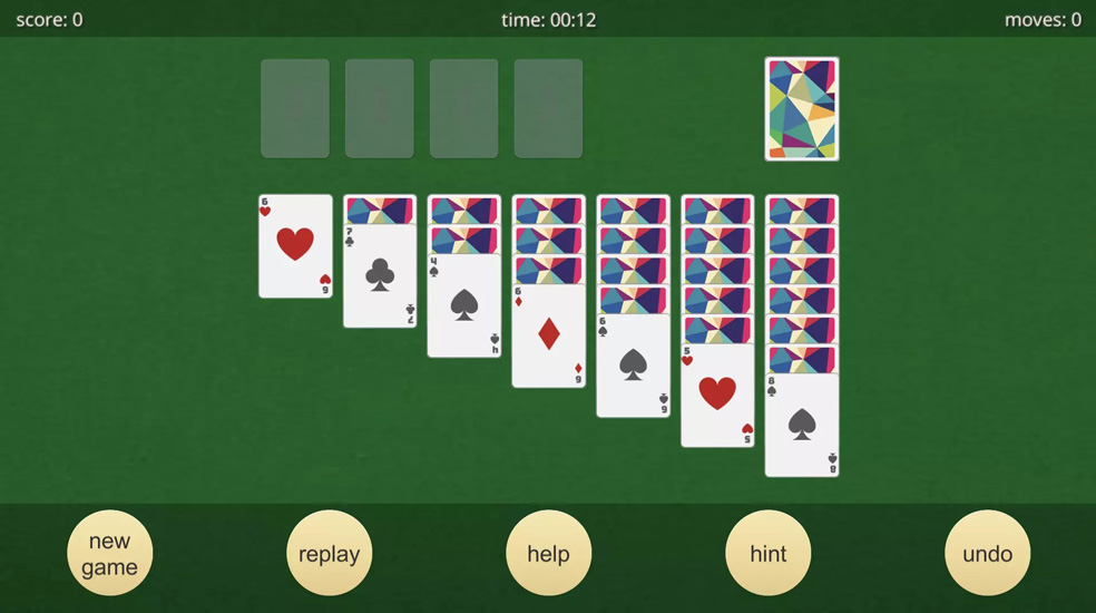 Klondike Solitaire - Complete Game Tutorial 4.0  纸牌游戏