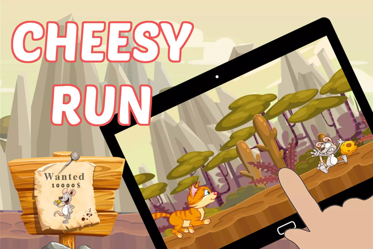 Cheesy Run - Cartoon Runner Game 1.1  奶酪跑-卡通跑步游戏