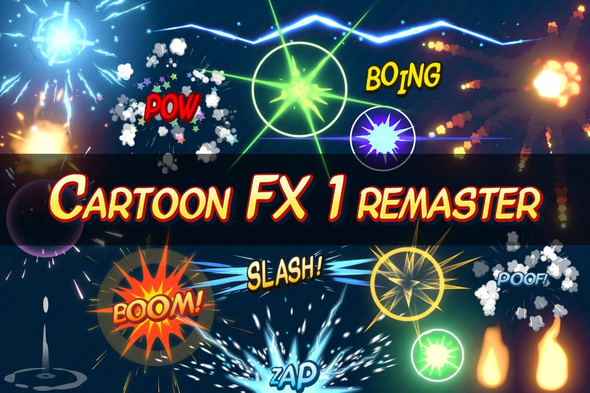 Cartoon FX Remaster R1.1.1   二代卡通魔法术特效合集