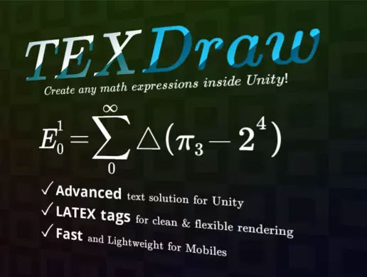 TEXDraw 5.4.0   特殊符号字符数学表达式创建系统