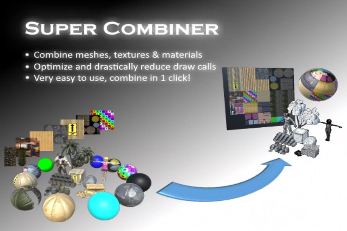 Super Combiner 1.6.6   合并材质网格优化性能