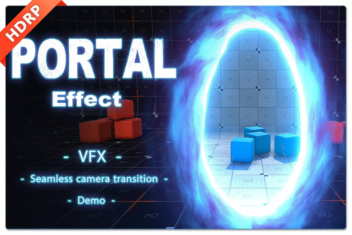 Portal Effect HDRP 1.1   传送门传送点穿越/漫步特效