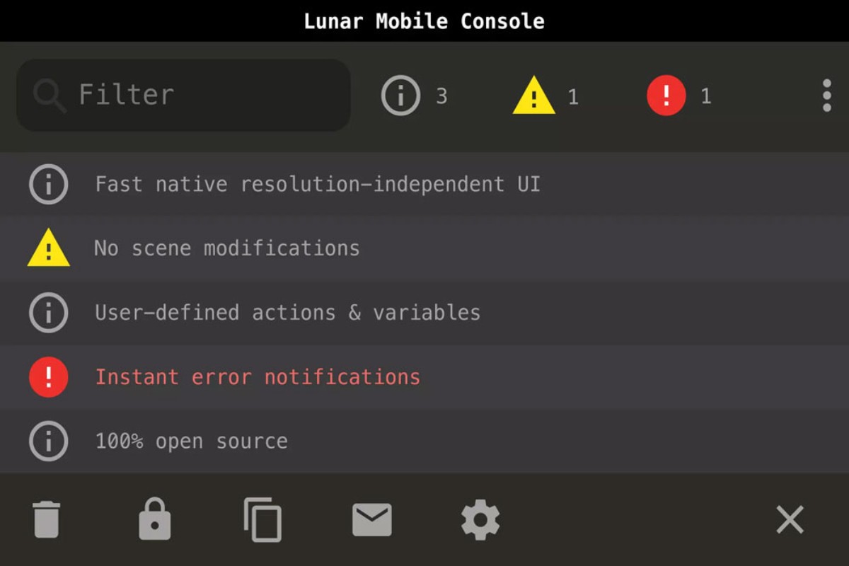 Lunar Mobile Console - PRO 1.8.5   移动Debug控制台