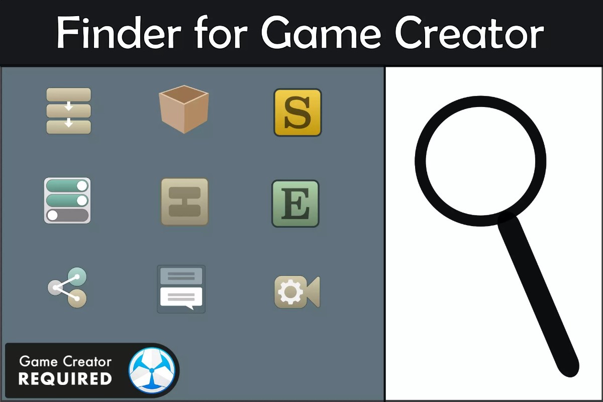 Finder for Game Creator 1 v1.1.1   资产查找编辑工具