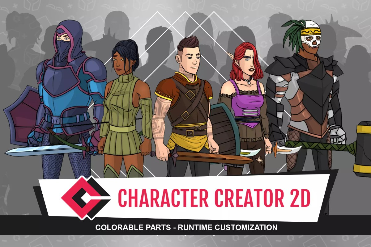 Character Creator 2D 1.90   卡通角色快速创建工具