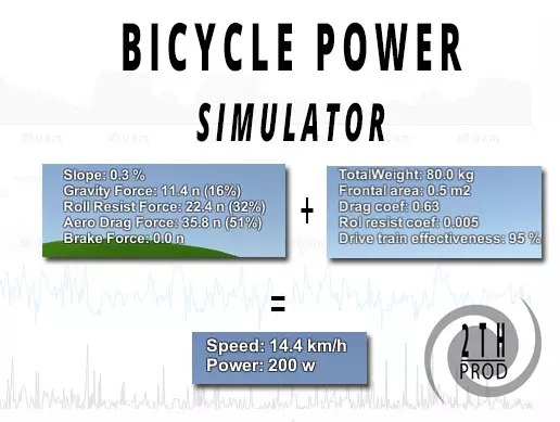 Bicycle Power Simulator 1.1   自行车动力模拟器