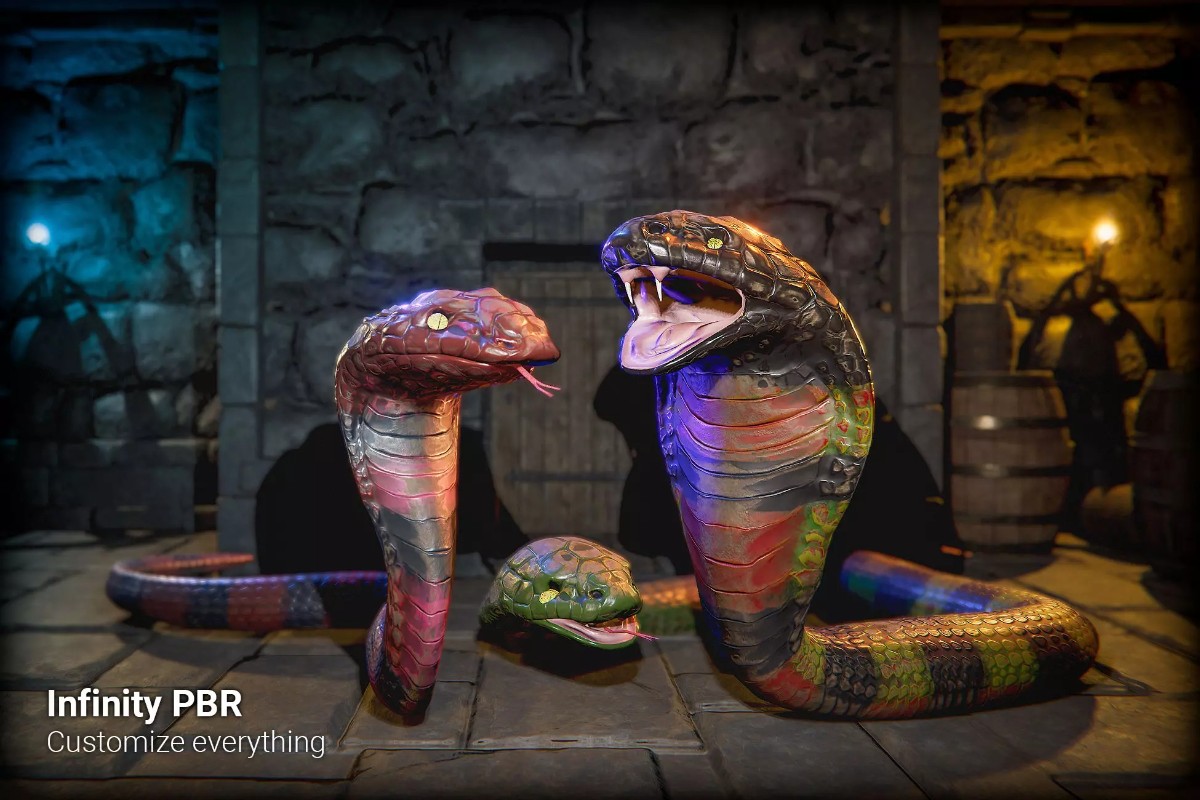 Cobra Snake Pack PBR - Fantasy RPG 3.0   眼镜蛇