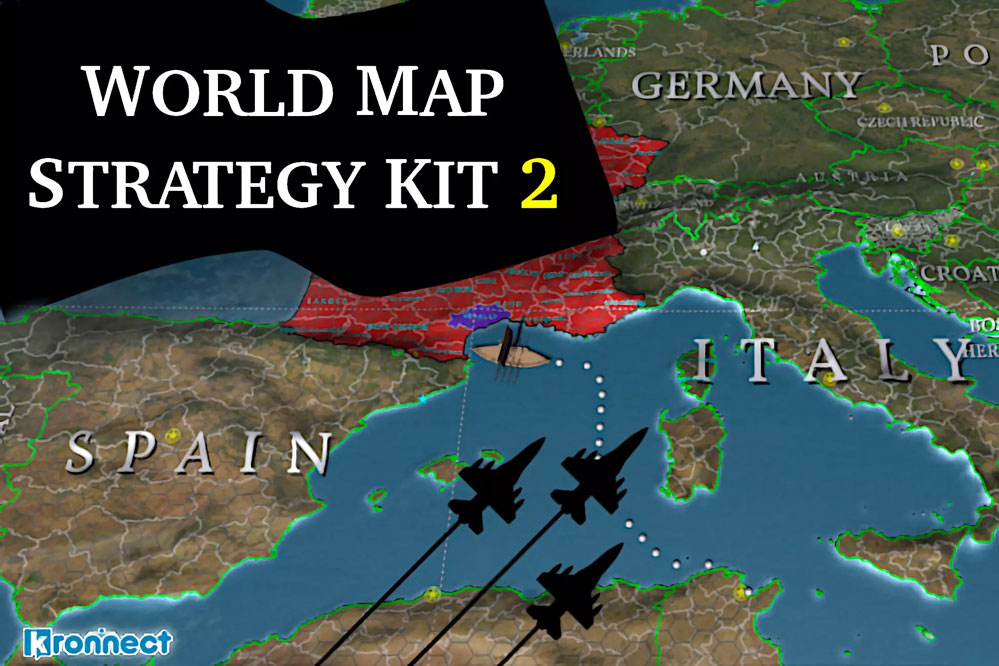 World Map Strategy Kit 2 10.0   战略版游戏世界地图插件