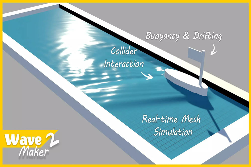 WaveMaker 2 2.1   水面波浪模拟生成创建工具