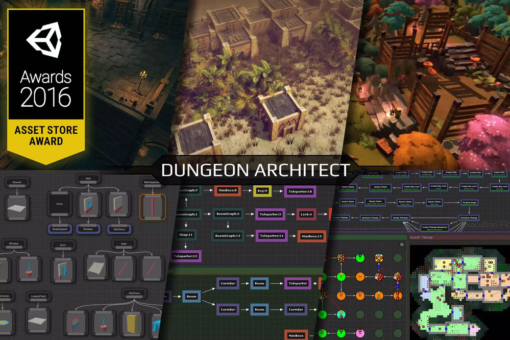 Dungeon Architect 　1.19.0   地牢地图建筑场景生成插件