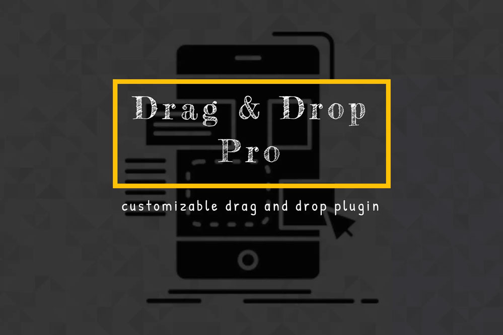 Drag & Drop Pro 1.84   UI拖拽功能定制插件