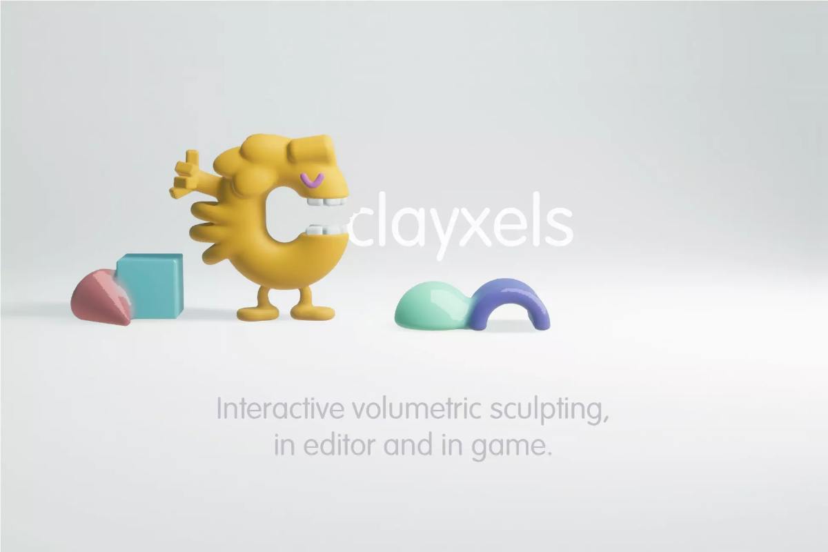 Clayxels 1.7   黏土/点云模型雕刻建模创新资产插件