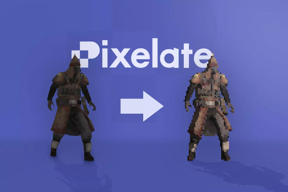 Pixelate 1.04    3D动画转换2D像素Sprite精灵序列图片工具