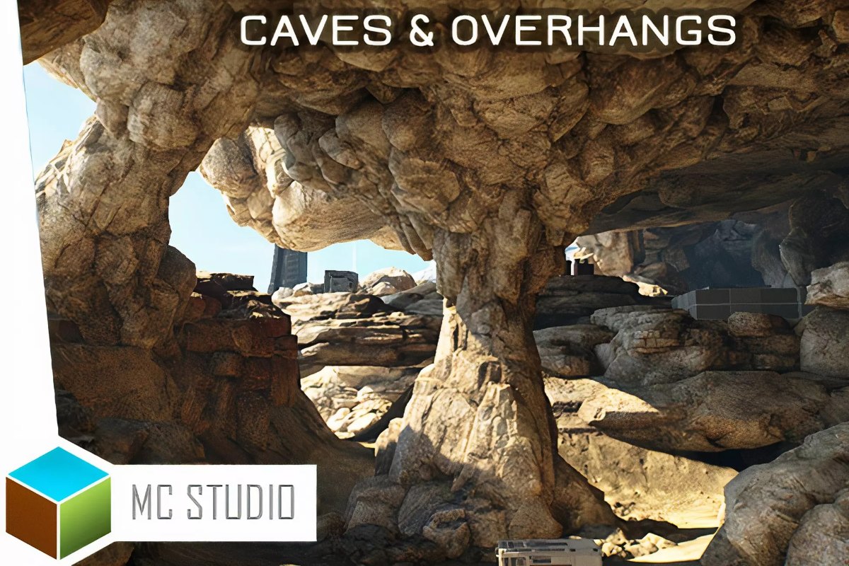 MCS Caves & Overhangs 1.31  逼真洞穴地形岩石创建工具