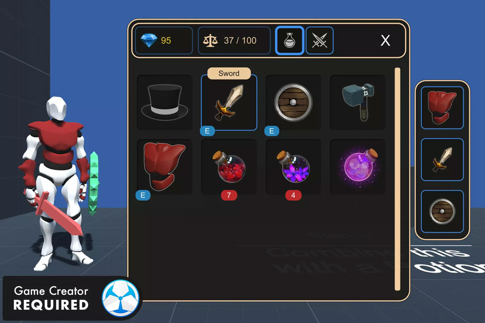 Inventory (Game Creator 1)1.1.3   游戏背包库存系统插件