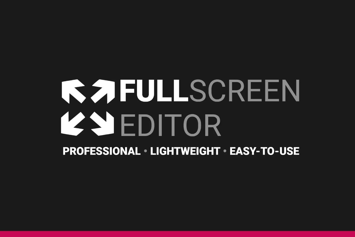 Fullscreen Editor 2.2.3    编辑器全屏功能