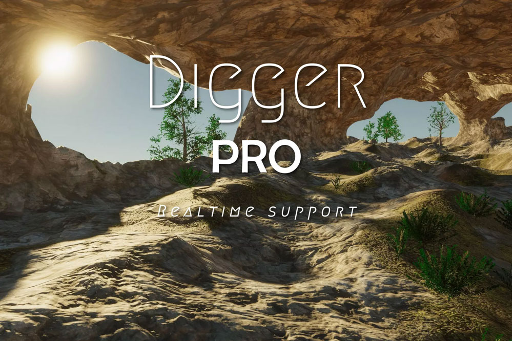 Digger PRO - Realtime terrain digging 3.1   自然洞穴生成