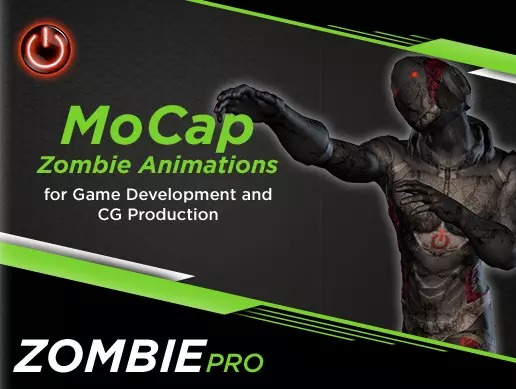 ZOMBIE PRO MoCap Animation Pack 2.7   怖游戏僵尸丧尸动画