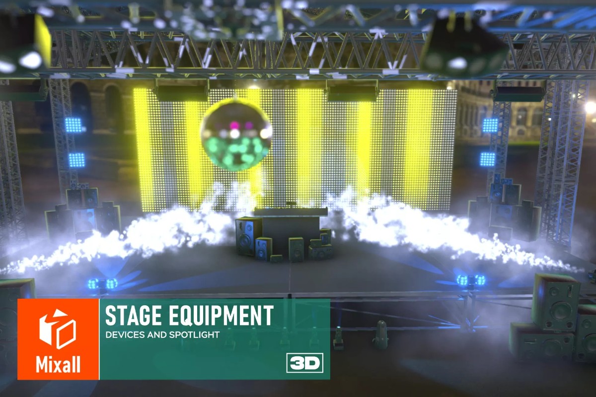 Stage equipment - devices and spotlight 1.0   舞台灯光