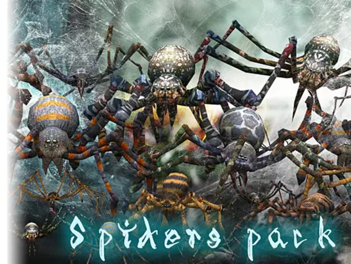 Spiders Pack 1.0  蜘蛛模型角色怪物