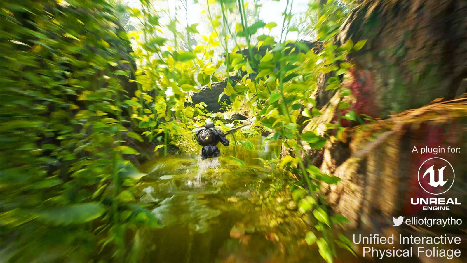 UIPF - Unified Interactive Physical Foliage 1.6.1适配UE4.27，5.0交互植物