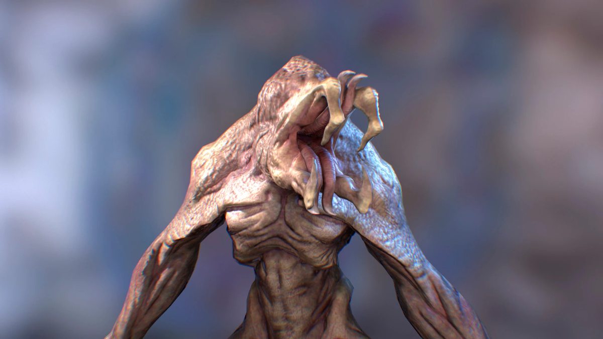 Creature Devourer 生化异形生物怪物动画游戏角色模型
