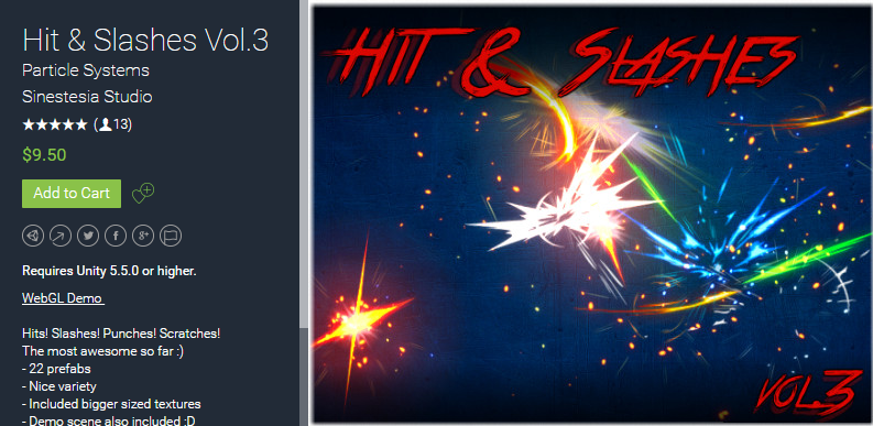 Hit Slashes Vol3 1.0斜线拳打脚踢被击中特效