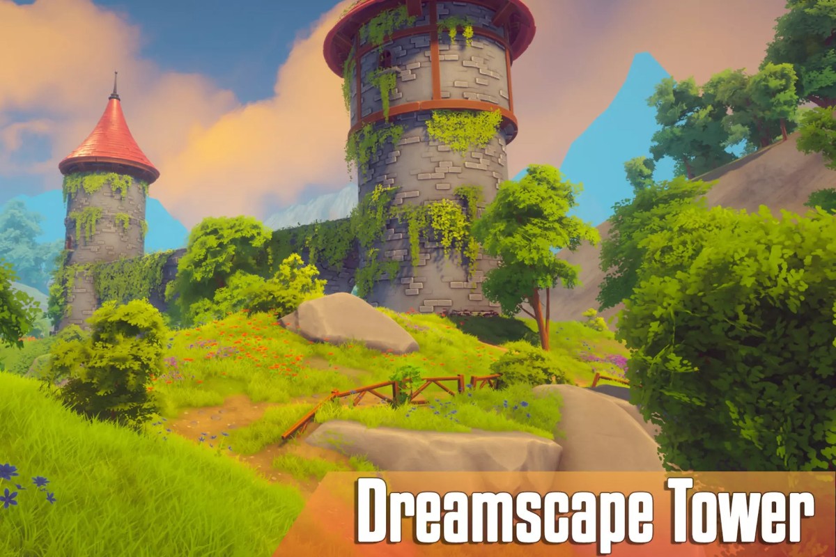 Dreamscape Nature  Tower URP - Stylized Open World Environment 1.0森林城堡
