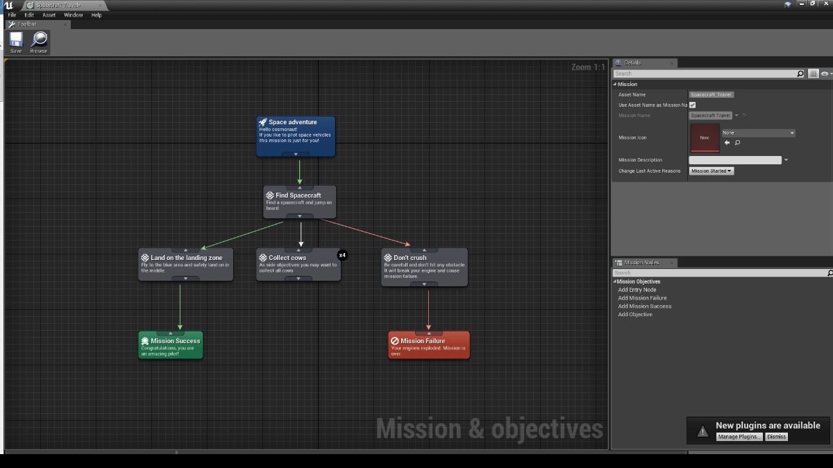 Mission & Objectives 1.4 虚幻5.0任务和目标插件