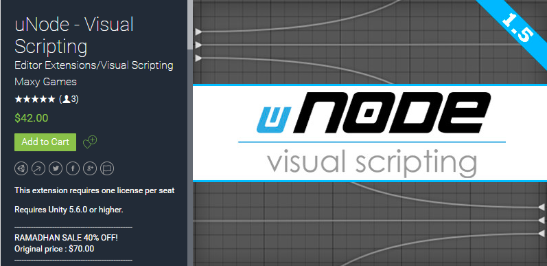 uNode - Visual Scripting 1.5.4 可视化脚本插件