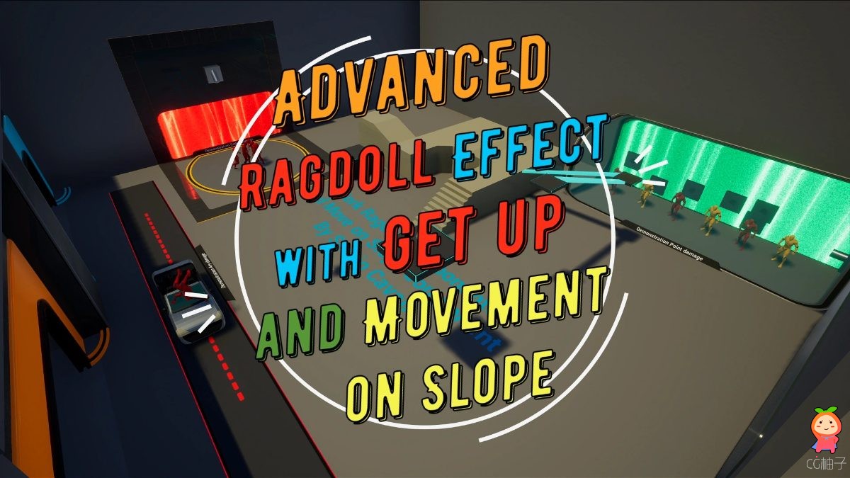 Advanced Ragdoll Effect Get up and Movement on Slope