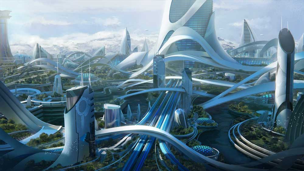 kitbash3d UTOPIA 乌托邦未来主义城市