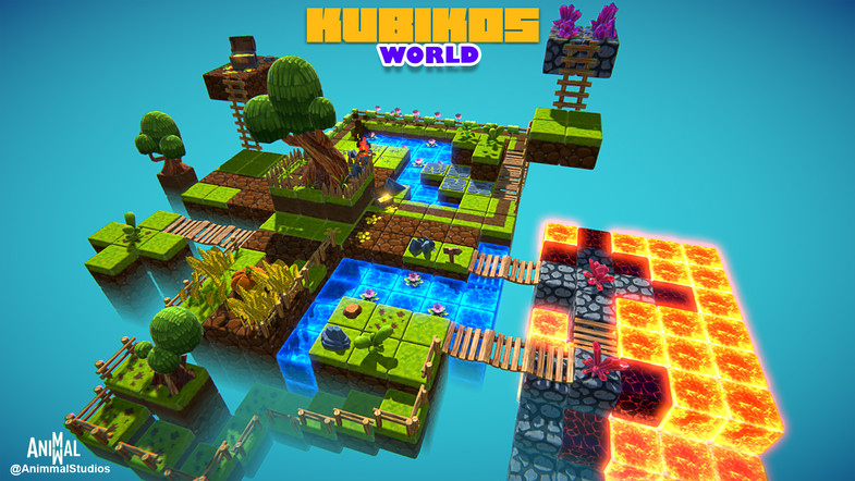 KUBIKOS - World 1.0 风格化游戏关卡场景