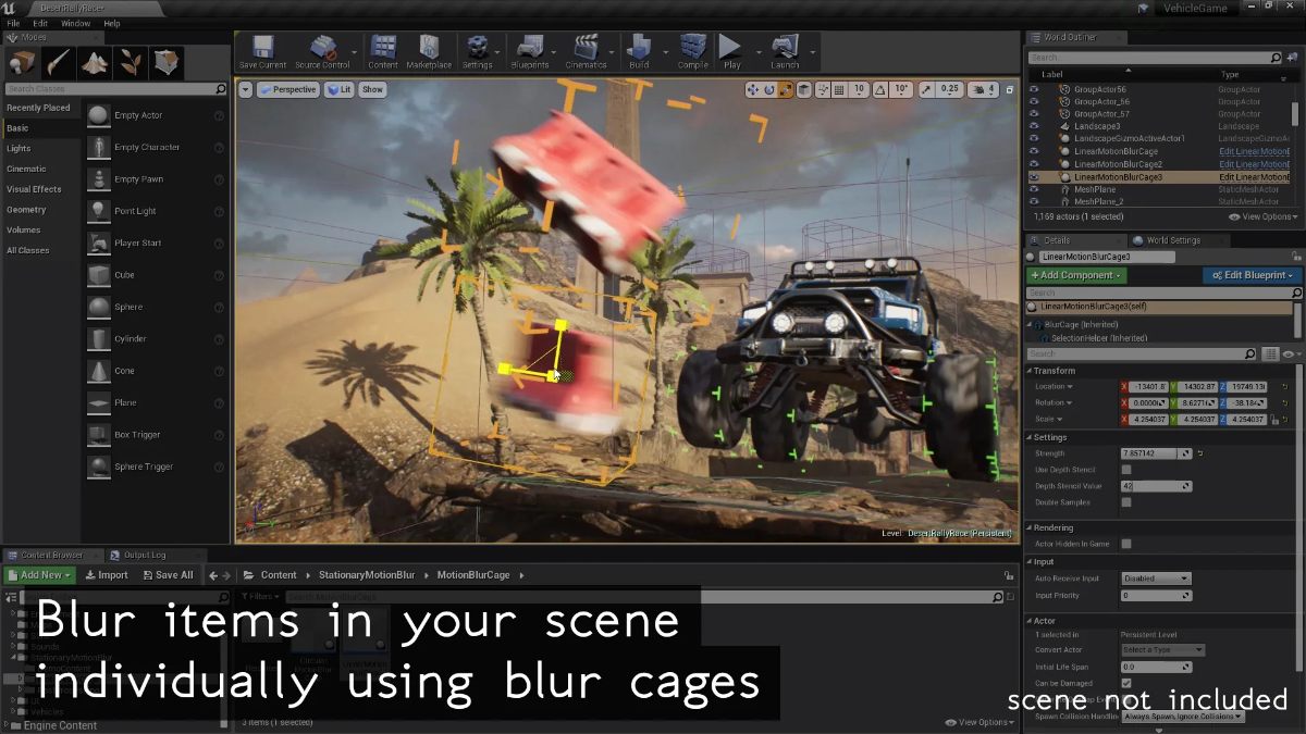 Custom Motion Blur 虚幻4.26-4.27，5.0运动模糊