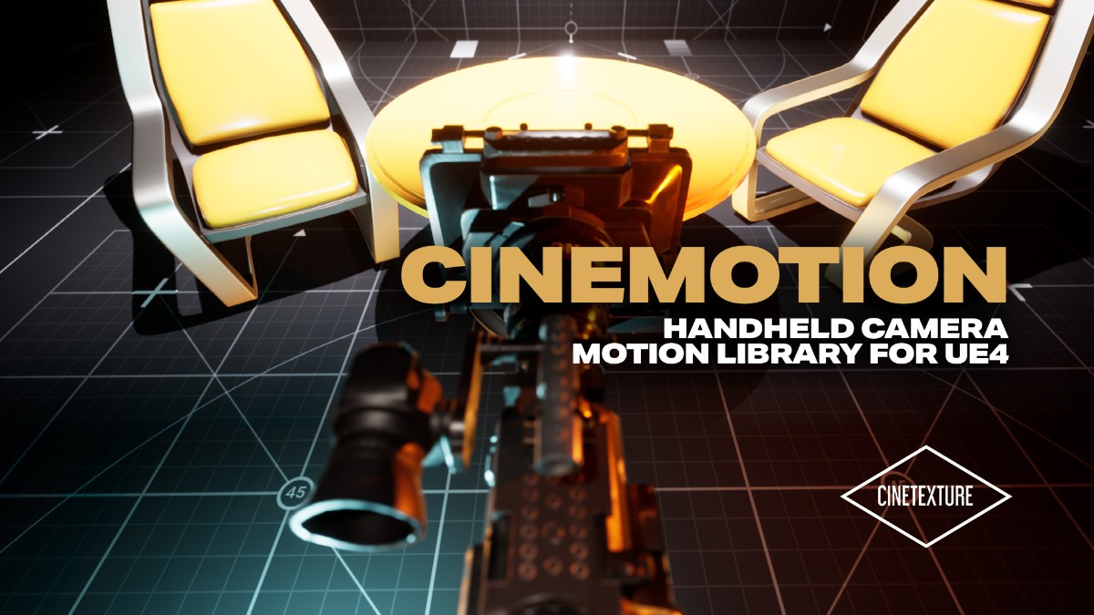 Cinemotion 2 Real Handheld Camera Motion Kit 虚幻4.26摄像机运动